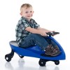 Toy Time Toy Time Wiggle Car- Ride-On Toy for Kids Ages 3 and Up- Twist and Turn Scooter in Blue 957071WDO